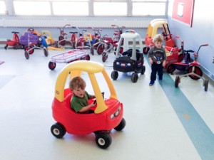 Preschool Indoor Bike Room